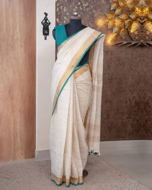 Classic Checkered Weave Ensemble – Timeless Elegance Redefined